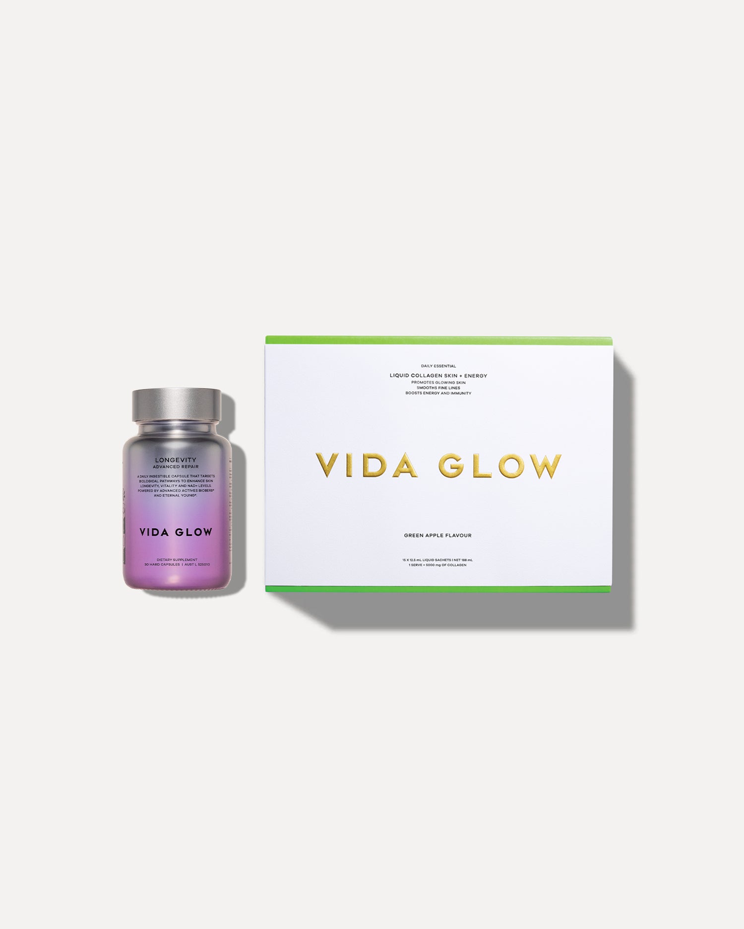 Liquid Collagen Skin+ Energy & Longevity Duo